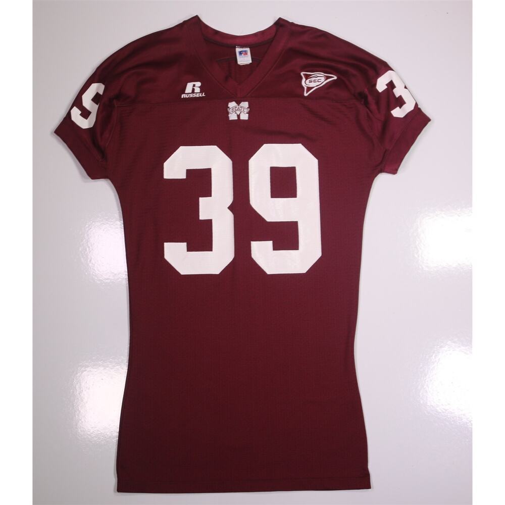 Mississippi State Offical 2004 Russell Game Worn Issued SEC Jersey #39